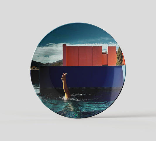 The Swimmer - Calpe - Plate