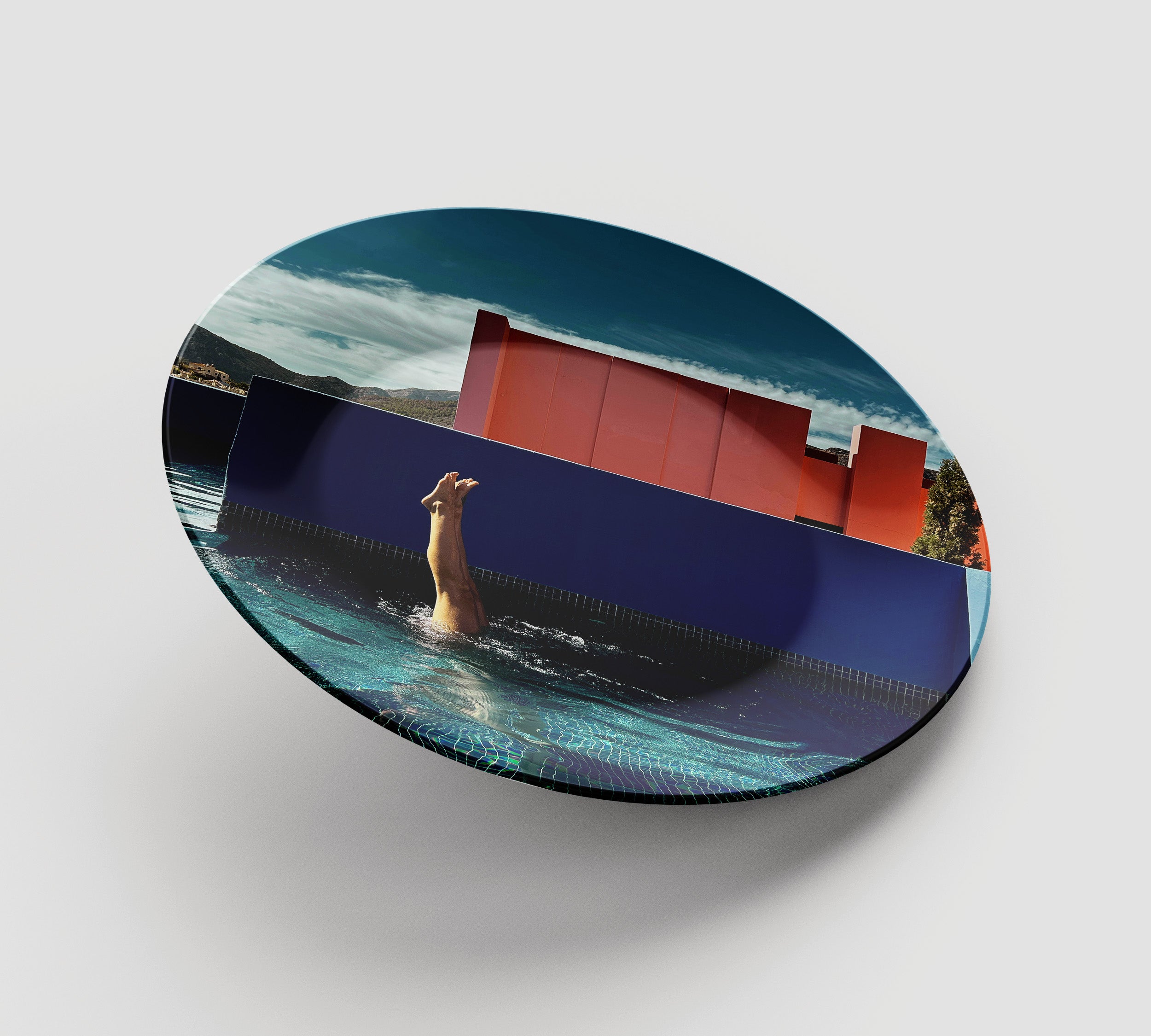 The Swimmer - Calpe - Plate